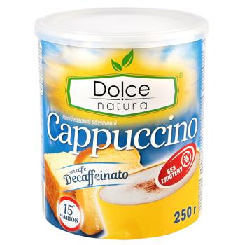 Dolce Natura Cappuccino Decaffeinato Coffee Drink 250g - buy, prices for Chudo Market - photo 1