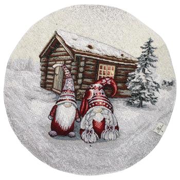 Серветка гобеленова Прованс Snowfall 35см