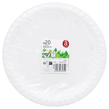 Actuel Dinner Plate 20pc*22cm - buy, prices for Auchan - photo 1