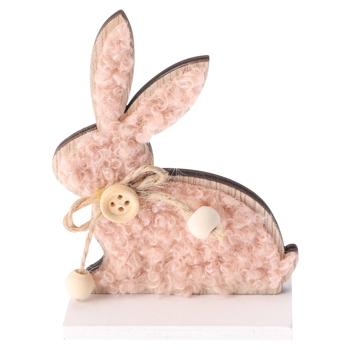 Прикраса Кролик дерев'яний 10см в асортименті - купити, ціни на КОСМОС - фото 2