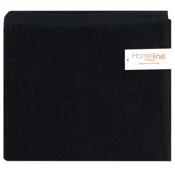 Home Line Ilaria Black Terry Towel 50x90cm - buy, prices for MegaMarket - photo 1