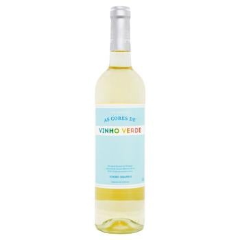 Вино Adega Ponte da Barca Vinho Verde белое полусухое 0,75л - купить, цены на AlcoHub - фото 1