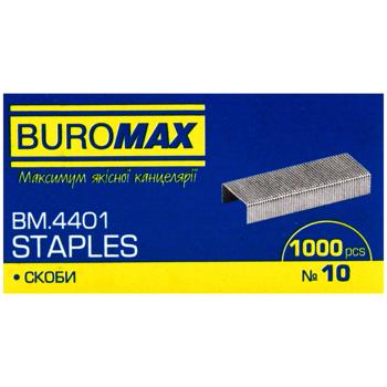 Скоби Buromax Jobmax №10 1000шт - купити, ціни на - фото 4
