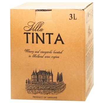 Villa Tinta Chardonnay White Dry Wine 10-13% 3l