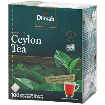 Чай чорний Dilmah Premium Ceylon Tea 1,5г*100шт