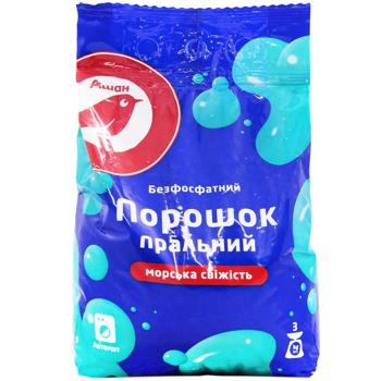 Пральний порошок Auchan Морська свіжість безфосфатний 3кг - купити, ціни на Auchan - фото 1