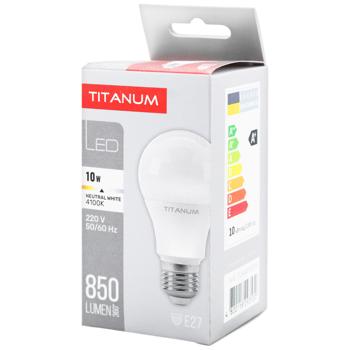 Titanum LED Lamp A60 10W E27 4100K - buy, prices for COSMOS - photo 1