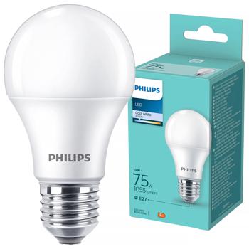 Лампа Philips LED 4000К 75W 1055lm E27 - купити, ціни на КОСМОС - фото 1