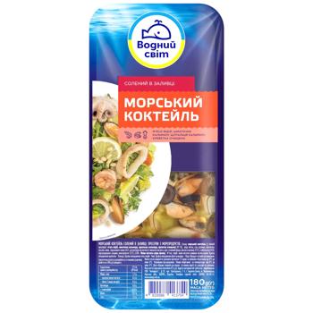 Морской коктейль Водний Світ соленый в заливке 180г - купить, цены на Эпицентр FOOD - фото 2