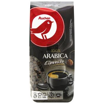 Кофе Auchan Arabica Espresso в зернах 250г - купить, цены на Auchan - фото 3