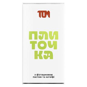 Плиточка TOM з фісташковою пастою  та катаїфі 100г - купити, ціни на Grono - фото 1
