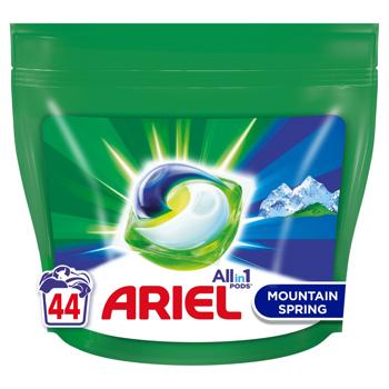 Капсулы для стирки Ariel Pods All-in-1 Горный источник 44шт - купить, цены на METRO - фото 2