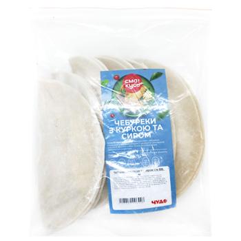 Чебуреки с курицей и сыром замороженные - купить, цены на Чудо Маркет - фото 1