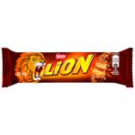 Батончик NESTLÉ® LION® с карамелью и хлопьями 42г