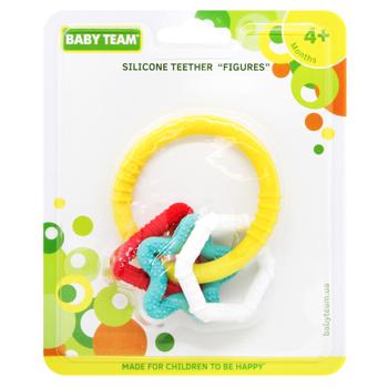 Baby Team Figures Silicone Teether From 4 Months - buy, prices for - photo 1