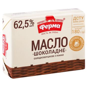 Ferma Chocolate Sweet Cream Butter 62.5% 180g - buy, prices for Ideal - photo 2