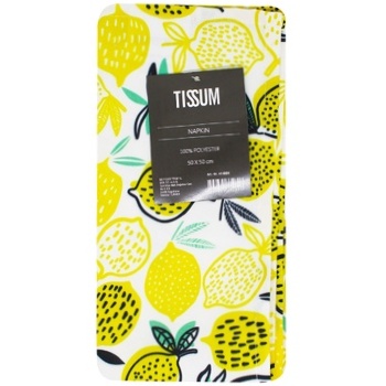Салфетка Tissum 50Х50см в ассортименте - купить, цены на - фото 10