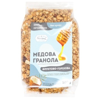 Гранола Oats&Honey фруктово-ореховая 500г