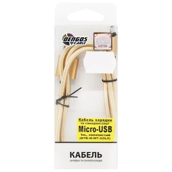 Кабель зарядки и синхронизации для Micro-USB 1м - купить, цены на ULTRAMARKET - фото 1