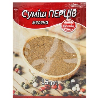 Сумiш перцiв Вигода мелена 15г