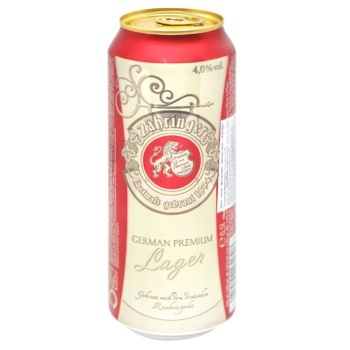 Zahringer Premium Lager Light Beer 0.5l - buy, prices for EKO Market - photo 1