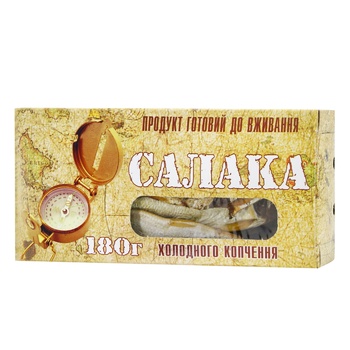 Ukrayinska Zirka Cold Smoked Sprat Fish 180g - buy, prices for COSMOS - photo 1