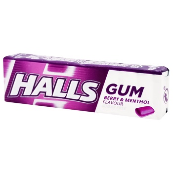 Halls chewing gum  with menthol and berry flavor 14g - buy, prices for Tavria V - photo 2