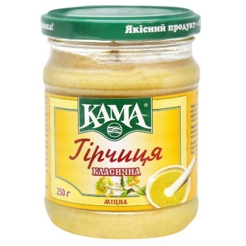 Kama Classic Mustard 250g - buy, prices for MegaMarket - photo 1