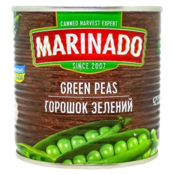 Marinado Green Peas 425ml - buy, prices for Torba - photo 2