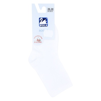 Wola Children's Socks s.36-38 White