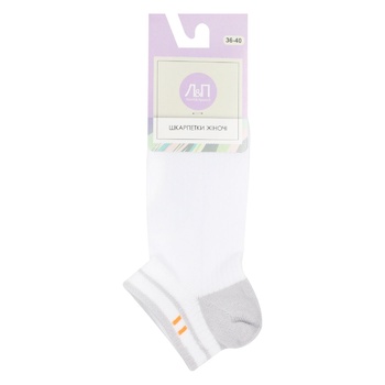 Left&Right Short White Women's Socks 36-40s - buy, prices for MegaMarket - photo 1