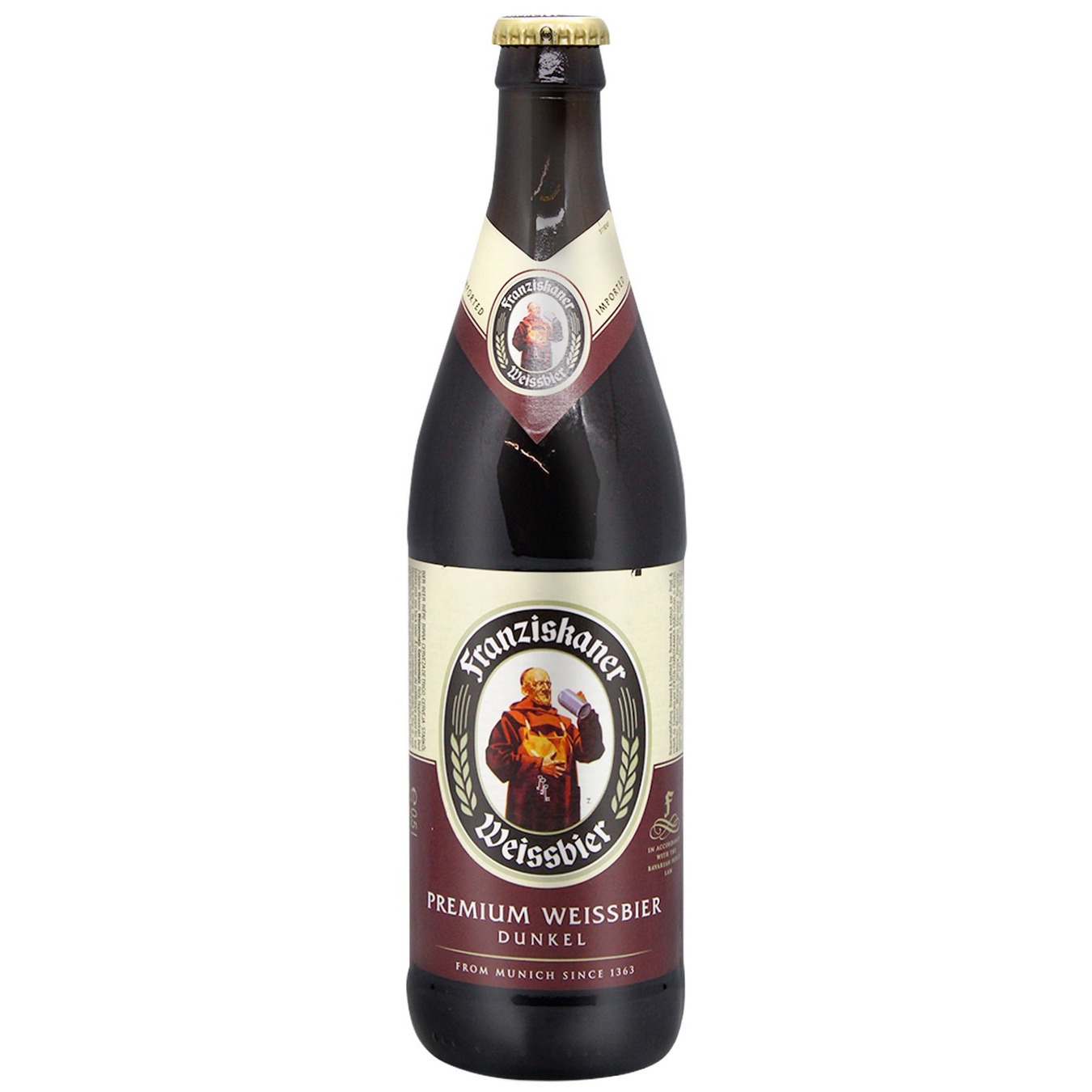 

Пиво Franziskaner Hefe Dunkel темное 0,5л