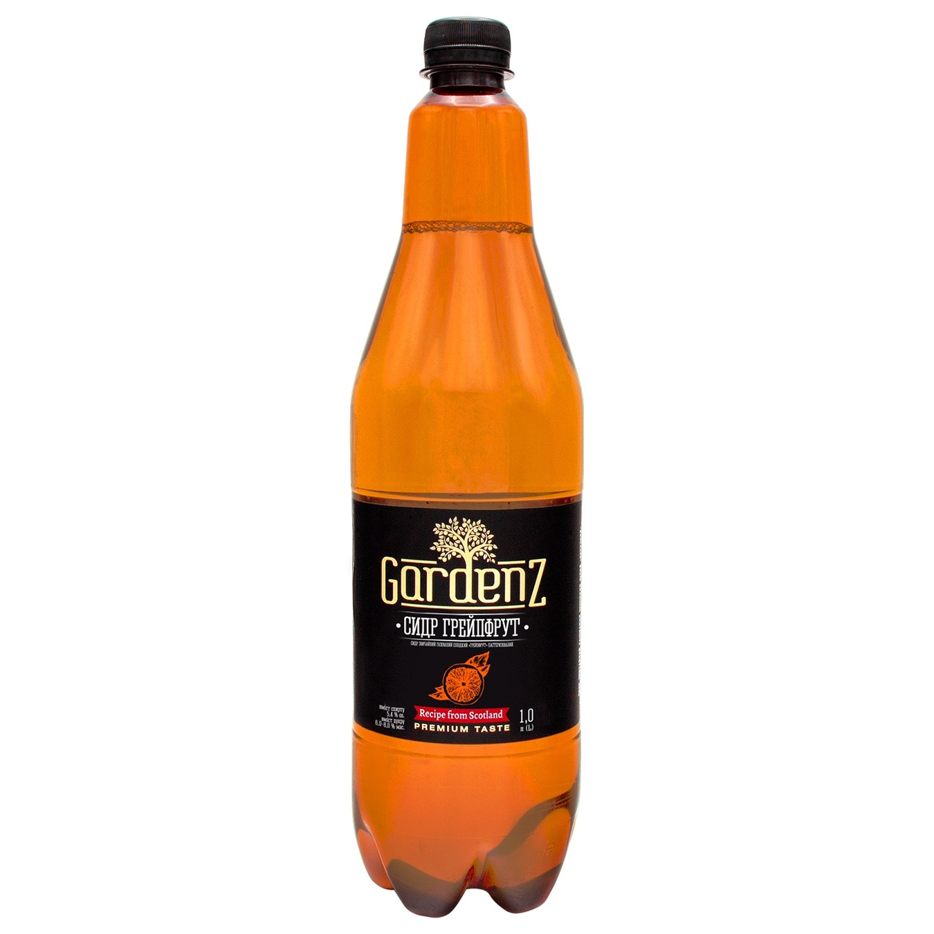 

Сидр Gardenz Грейпфрут 5,4% 1л