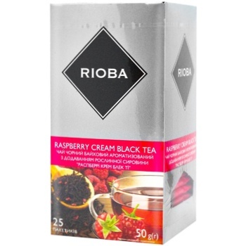 Rioba Raspberry Cream Black Tea - buy, prices for METRO - photo 1