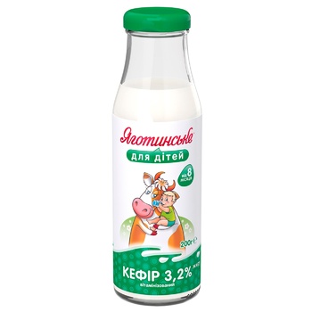 Yagotynske for Children Vitaminized Kefir 3.2% 200g