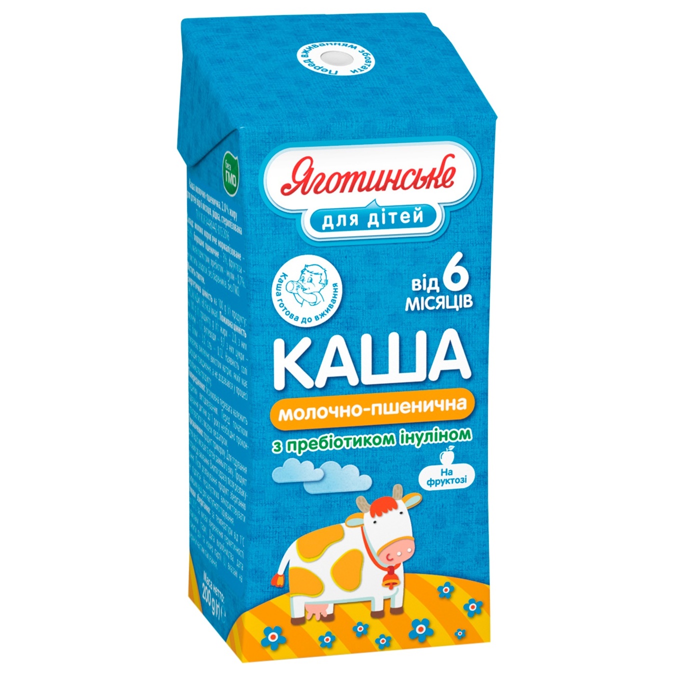 

Каша Яготинское для детей молочно-пшеничная 2% 200г