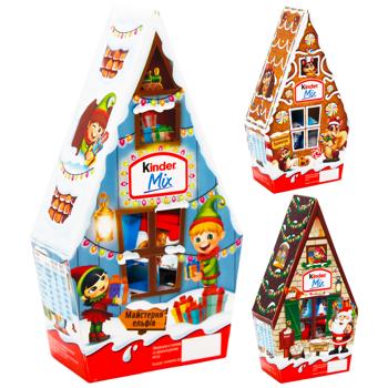 Набор сладостей новогодний Kinder Mini Mix 75г - купить, цены на ULTRAMARKET - фото 1