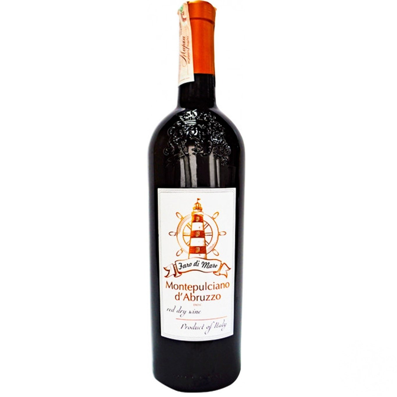 

Вино Faro Di Mare Montepulciano d`abruzzo DOC красное сухое 12,5% 0,75л