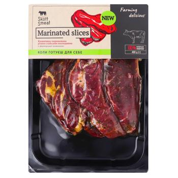 Говядина Skott Smeat маринованная нарезанная слайсами охлажденная 400г