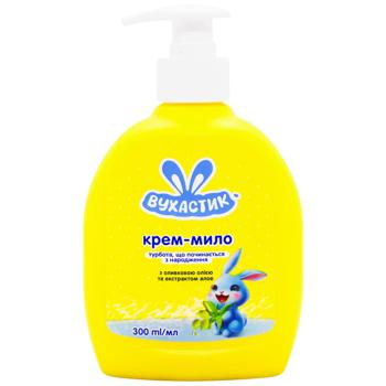 Vukhastyk Cream Soap with Olive Oil and Aloe Extract 300ml - buy, prices for COSMOS - photo 1