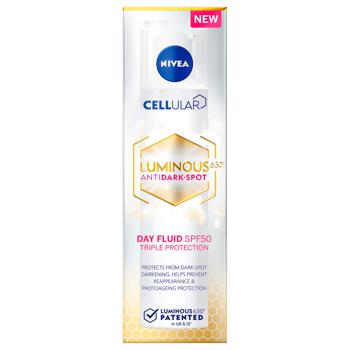 Nivea Luminous 630® Triple Protection Daily Face Fluid SPF50 40ml - buy, prices for - photo 10