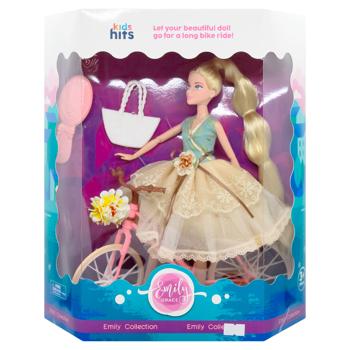 Kids Hits Emily Romantic Doll Toy with Bicycle KH23/021 - buy, prices for - photo 2