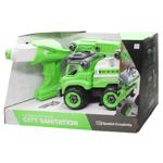 DIY Spatial Creativity Construction Crane with Electric Motor Building Blocks 2хАА