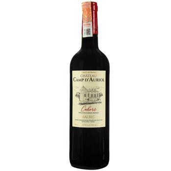 Camp D'Auriol Château Malbec Dry Red Wine 12.5% 0.75l - buy, prices for Auchan - photo 1