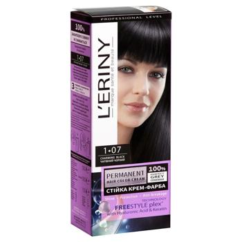 L'eriny №1.07 Magical Black  Cream Hair Dye 115ml