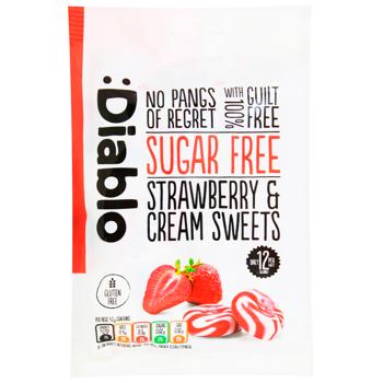 Diablo Strawberry-Cream Sugar Free Caramel 75g
