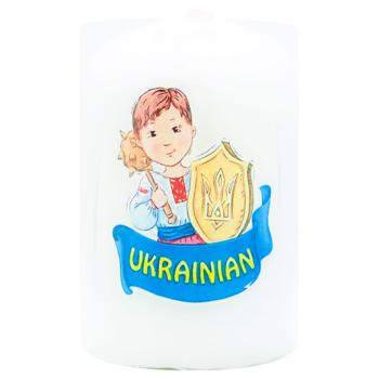 Patriotic Column Candle 8.5х5.6cm in Assortment - buy, prices for - photo 9