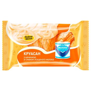 Круасан Добрий Звичай згущене молоко 65г