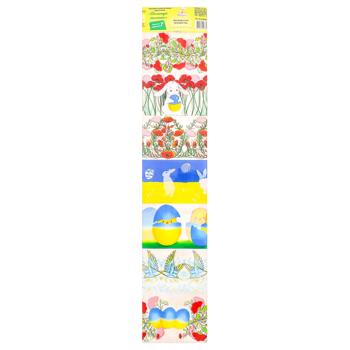 Рукав-етикетка Добрик Великодні малюнки термозбіжна ПВХ - купити, ціни на Чудо Маркет - фото 1