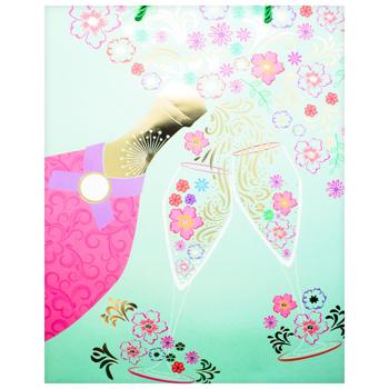 Пакет подарунковий паперовий 30*39*12см 738L-5985 - купити, ціни на КОСМОС - фото 5